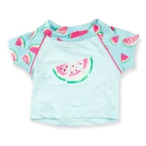 NWT Lemon Kids Toddler Girls  Watermelon Rashguard Shirt